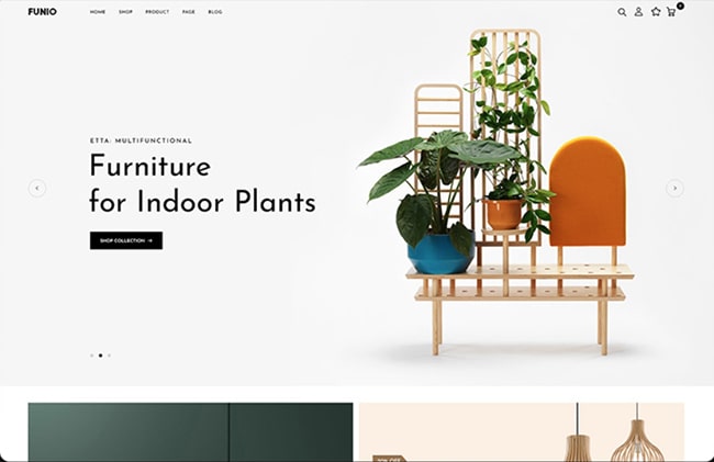 Mẫu website nội thất đẹp 1